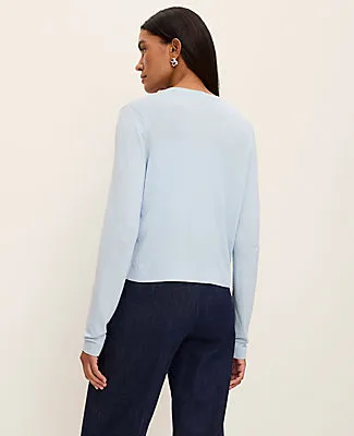Ann Taylor Cropped Open Cardigan sold by Ann Taylor product image thumbnail 2