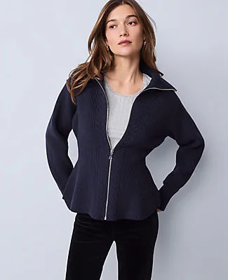 Ann Taylor Weekend Cable Sweater Jacket sold by Ann Taylor product image thumbnail 4