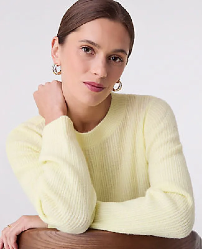 Ann Taylor Mixed Cable Sweater made by Ann Taylor
