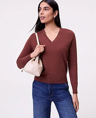 Ann Taylor V-Neck Sweater sold by Ann Taylor