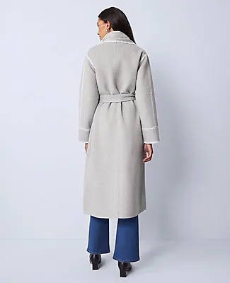 Ann Taylor Petite Weekend Wrap Scarf Coat sold by Ann Taylor product image thumbnail 2