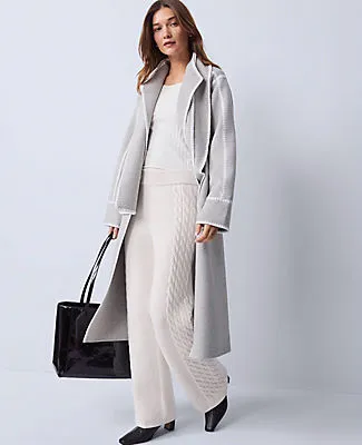 Ann Taylor Petite Weekend Wrap Scarf Coat sold by Ann Taylor product image thumbnail 4