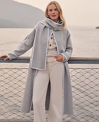 Ann Taylor Petite Weekend Wrap Scarf Coat sold by Ann Taylor product image thumbnail 5