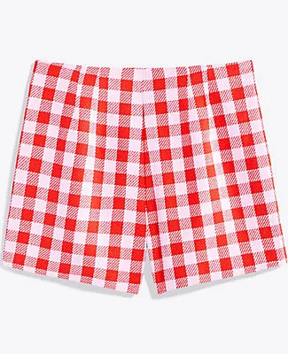 Ann Taylor The Gingham Side Zip Short sold by Ann Taylor product image thumbnail 4
