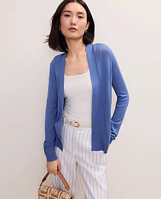 Ann Taylor Lightweight Open Cardigan sold by Ann Taylor product image thumbnail 3