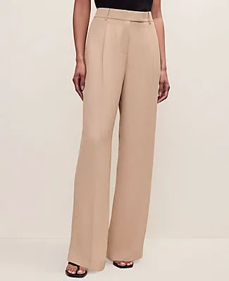 Ann Taylor The Petite Pleated Straight Pant sold by Ann Taylor product image thumbnail 2