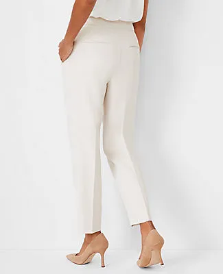 Ann Taylor The Petite Side Zip Trouser in Fluid Crepe - Curvy Fit sold by Ann Taylor product image thumbnail 2