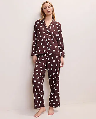Ann Taylor Polka Dot Pajama Set sold by Ann Taylor