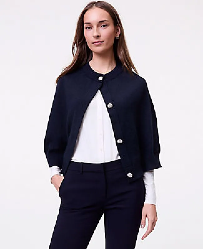 Ann Taylor Embellished Poncho made by Ann Taylor