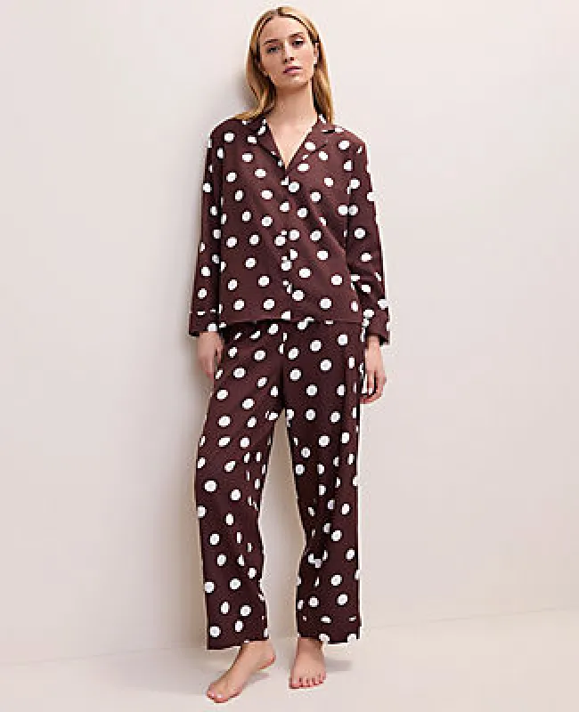 Ann Taylor Polka Dot Pajama Set made by Ann Taylor