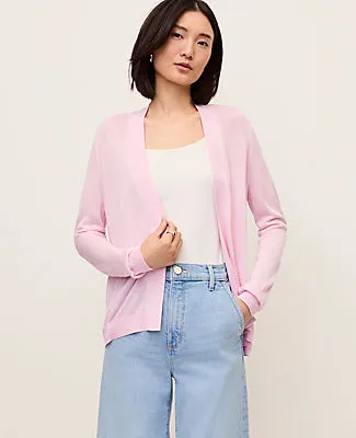 Ann Taylor Lightweight Open Cardigan sold by Ann Taylor product image thumbnail 3