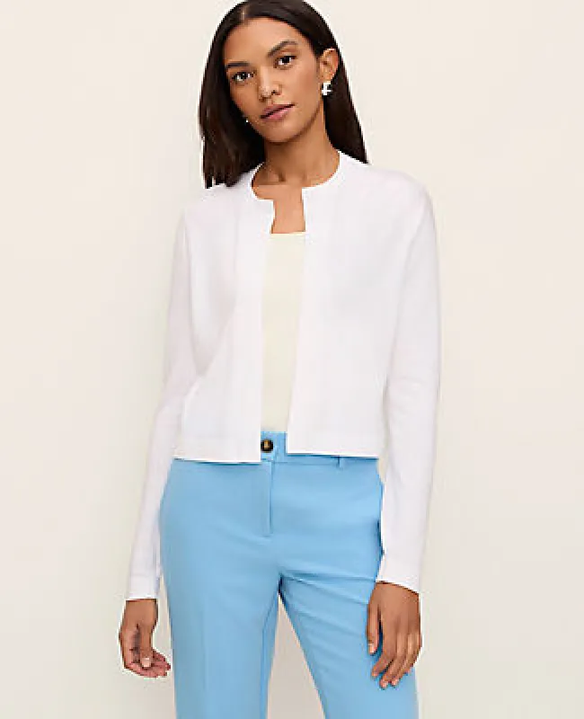 Ann Taylor Petite Open Crop Cardigan made by Ann Taylor