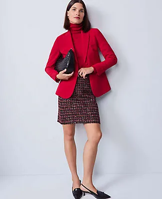 Ann Taylor Petite Sequin Tweed A-Line Skirt sold by Ann Taylor product image thumbnail 5
