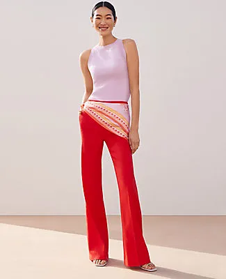 Ann Taylor The Linen Trouser sold by Ann Taylor product image thumbnail 4