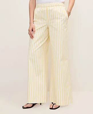 Ann Taylor Petite Weekend Striped Easy Palazzo Pant sold by Ann Taylor product image thumbnail 2