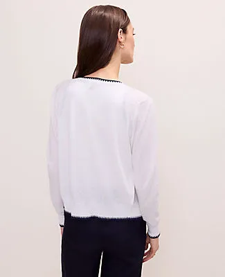 Ann Taylor Tipped Ann Cardigan sold by Ann Taylor product image thumbnail 2