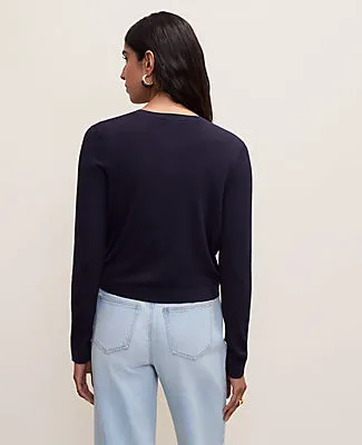Ann Taylor Petite Open Crop Cardigan sold by Ann Taylor product image thumbnail 2