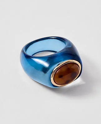 Ann Taylor Metal Stone Ring sold by Ann Taylor