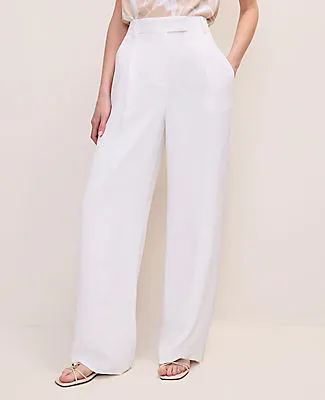 Ann Taylor The Petite Pleated Straight Pant sold by Ann Taylor product image thumbnail 2