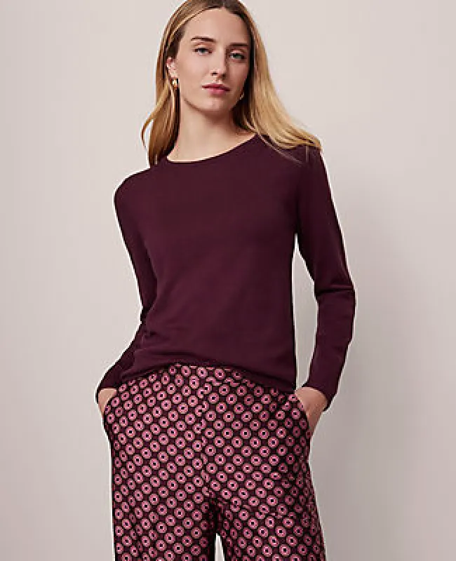 Ann Taylor Essential Crew Neck Sweater made by Ann Taylor