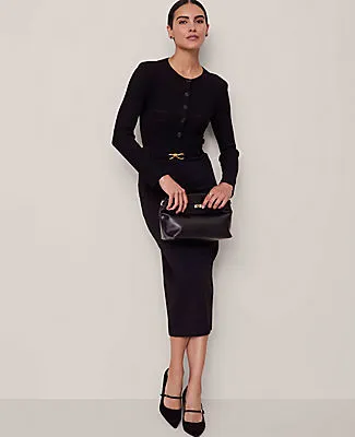 Ann Taylor Ribbed V-Neck Cardigan sold by Ann Taylor product image thumbnail 4