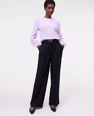 Ann Taylor Honeycomb Cable Crew Neck Sweater sold by Ann Taylor product image thumbnail 3
