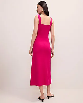 Ann Taylor Petite Ribbed Button Sweater Dress sold by Ann Taylor product image thumbnail 2