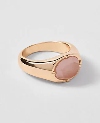 Ann Taylor Metal Stone Ring sold by Ann Taylor