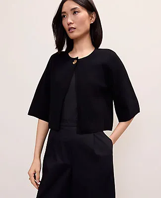Ann Taylor Petite Crew Neck Sweater Cape sold by Ann Taylor