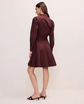 Ann Taylor Belted Collared Shirtdress sold by Ann Taylor product image thumbnail 2