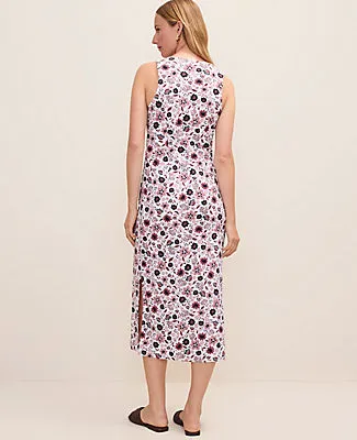 Ann Taylor Petite Weekend Floral Tie Waist Sheath Dress sold by Ann Taylor product image thumbnail 2