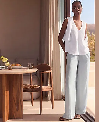 Ann Taylor Haven Well Within Linen U-Neck Tank sold by Ann Taylor product image thumbnail 3