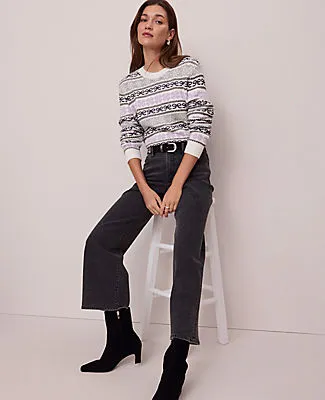 Ann Taylor Weekend Collection Relaxed Fair Isle Sweater sold by Ann Taylor product image thumbnail 3