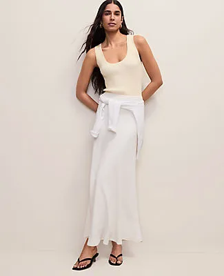 Ann Taylor Bias Flare Maxi Skirt sold by Ann Taylor