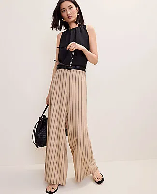 Ann Taylor The Petite Striped Statement Palazzo Pant sold by Ann Taylor