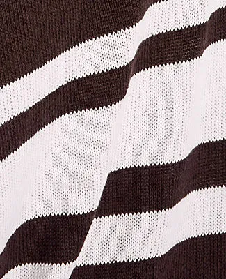 Ann Taylor Haven Well Within Cotton Linen Stripe Roll Neck Sweater sold by Ann Taylor product image thumbnail 4