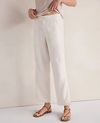 Ann Taylor Haven Well Within Heavyweight Linen Wide Leg Pants sold by Ann Taylor