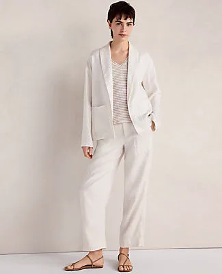 Ann Taylor Haven Well Within Heavyweight Linen Wide Leg Pants sold by Ann Taylor product image thumbnail 4