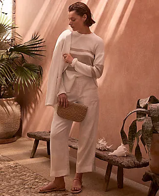 Ann Taylor Haven Well Within Heavyweight Linen Wide Leg Pants sold by Ann Taylor product image thumbnail 5