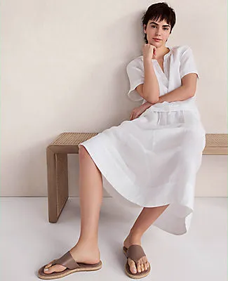 Ann Taylor Haven Well Within Linen Drawstring Midi Skirt sold by Ann Taylor product image thumbnail 3