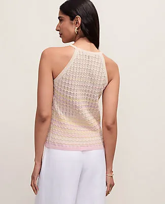 Ann Taylor Petite Halter Sweater Shell Top in Ombré sold by Ann Taylor product image thumbnail 2
