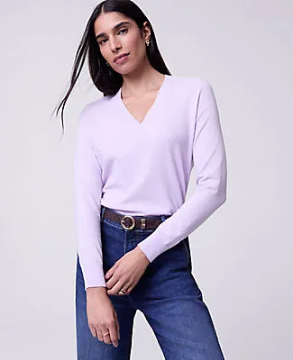 Ann Taylor V-Neck Sweater sold by Ann Taylor