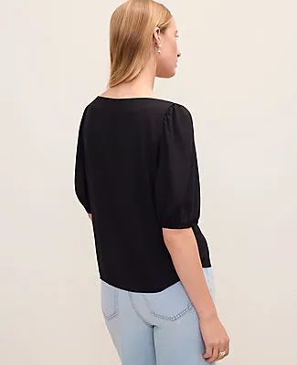 Ann Taylor Boatneck Popover Top sold by Ann Taylor product image thumbnail 2