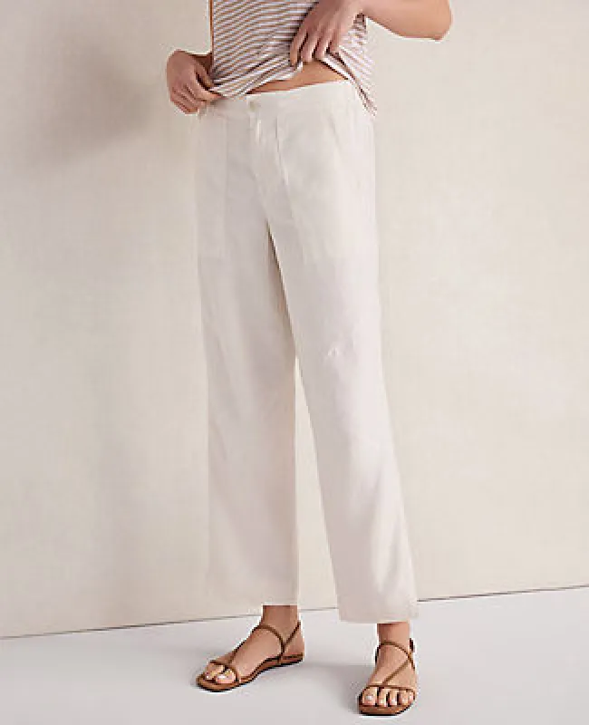 Ann Taylor Haven Well Within Heavyweight Linen Wide Leg Pants made by Ann Taylor