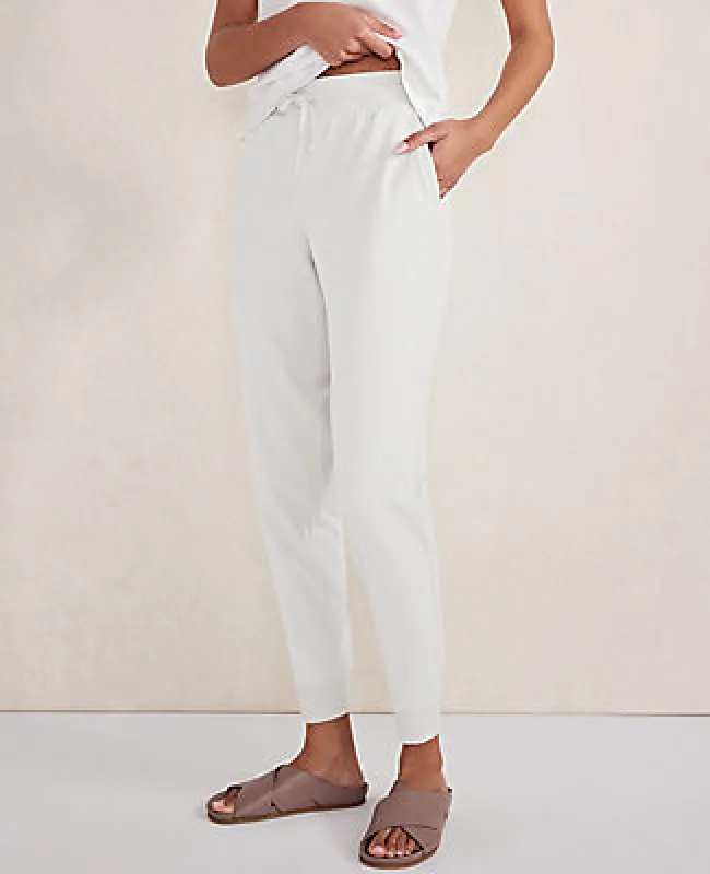 Ann Taylor Haven Well Within Organic Cotton Interlock Joggers made by Ann Taylor