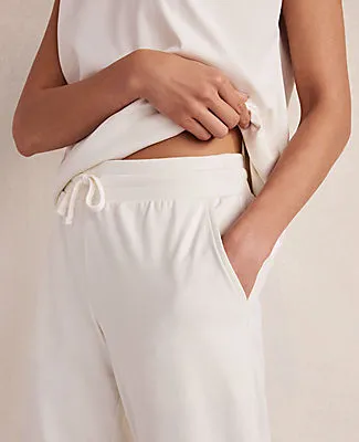 Ann Taylor Haven Well Within Organic Cotton Interlock Joggers sold by Ann Taylor product image thumbnail 2