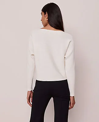Ann Taylor Ribbed Boatneck Sweater sold by Ann Taylor product image thumbnail 2