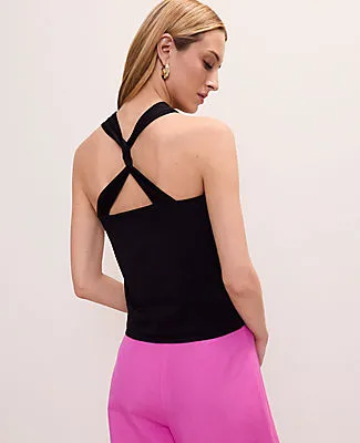 Ann Taylor Crossover Halter Top sold by Ann Taylor product image thumbnail 2