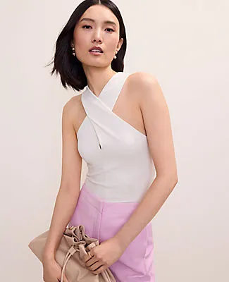 Ann Taylor Crossover Halter Top sold by Ann Taylor