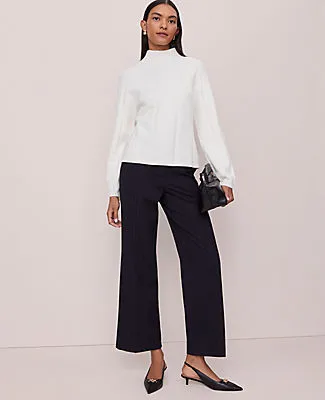 Ann Taylor Contrast Stitch Turtleneck Sweater sold by Ann Taylor product image thumbnail 3
